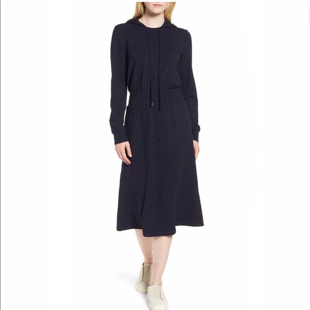 Nordstrom Signature Hooded sweatshirt dress M NWT